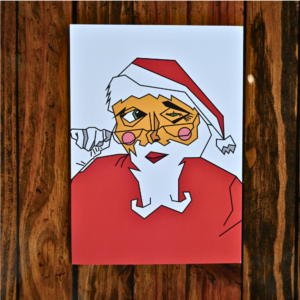 Picasso Santa Card